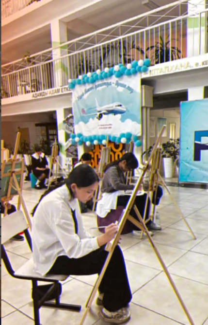 Ұлы Отан соғысының 80 жылдығына орай “Жеңіс күні – бейбіт күннің бастауы” тақырыбында сурет байқауы .