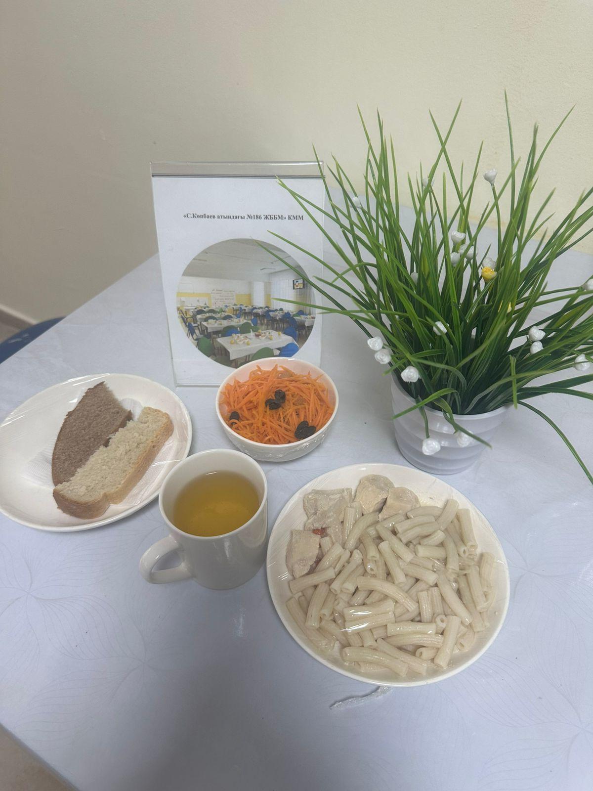 29.09.2025 ж ас мәзірі 29.09.2025 год меню блюд