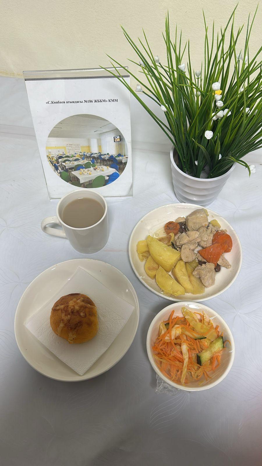 01.10.2025 ж ас мәзірі 01.10.2025 год меню блюд